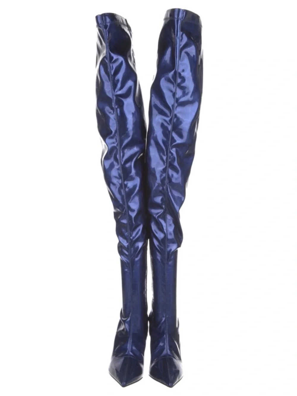 Christian Louboutin Cosmic Alta Boots 100 Over-the-Knee Strass RETAIL 3995
